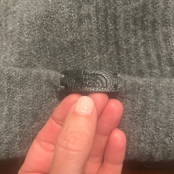 NorthFace cap - gray - unisex TNF Beanie - Picture 2 of 3